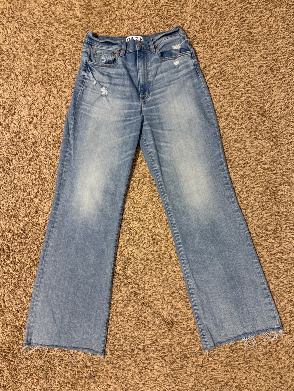 Daze Denim Far Out High-Rise Wide Leg Jeans
